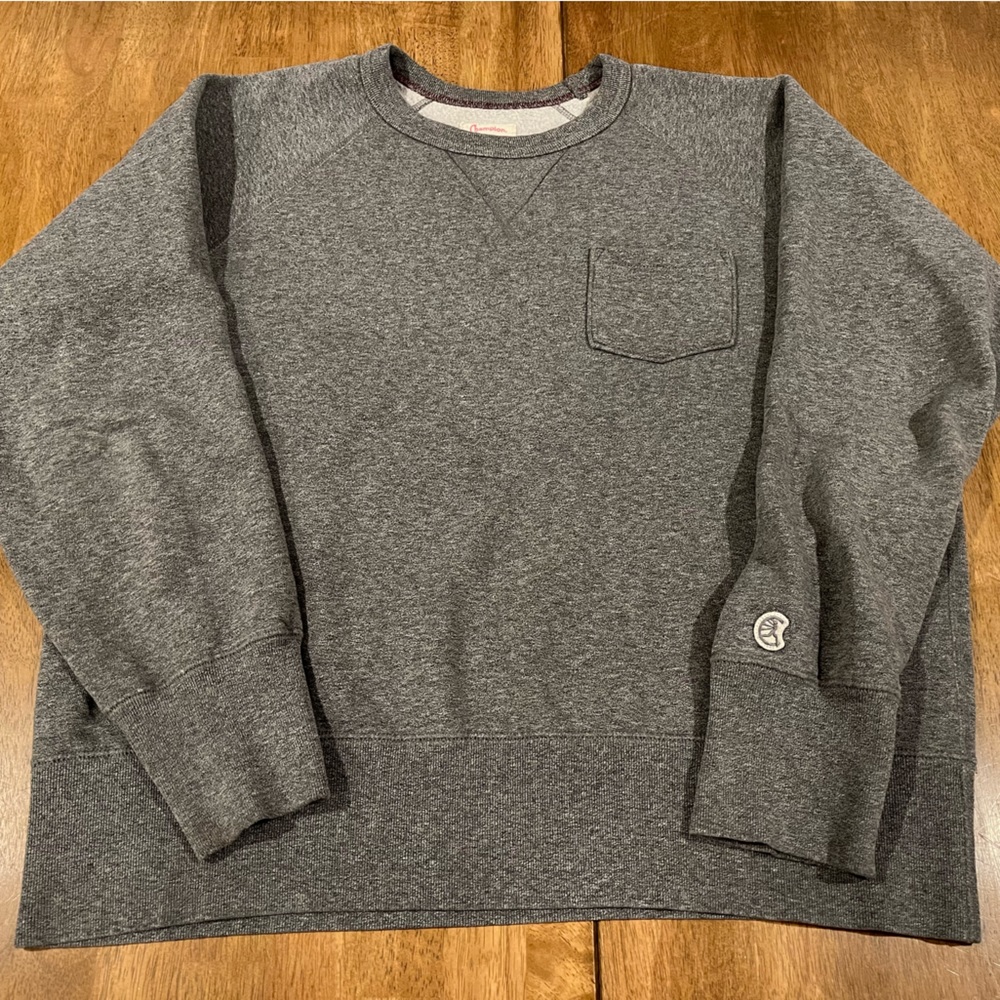 Champion + Todd Snyder grey sweatshirt. Size Medium.